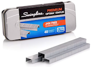 STAPLES, SWINGLINE, STANDARD, 1/4" LENGTH, FULL STRIP, 3750/CT THUMBNAIL